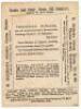 ‘Manchester Club and Ground versus Birkenhead Park Club and Ground’ 1869. Early double sided scorecard for the match played at Old Trafford 9th & 10th July 1869. The scorecard printed on the ground by J.W. Mason, Hulme Advertiser Office, with complete pri - 2