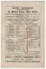 ‘Gentlemen of England v. Players of England. John Lillywhite’s Farewell Benefit’ 1871. Early single sided scorecard for the match played at the Royal Brunswick Ground, Hove, 14th- 16th August 1871. The scorecard with complete printed scores with the Gentl