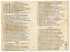 ‘Over Thirty v. Under Thirty. Complimentary Match to Mr. W.G. Grace’ 1879. Early official double sided scorecard for the match played at Lord’s, 21st- 23rd July 1879. The scorecard with incomplete printed scores showing the first innings scores with the U - 2