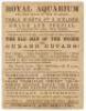 First Test Match in England. England v. Australia 1880. Early and rare original double sided scorecard for the match played at Kennington Oval, 6th- 8th September 1880. The scorecard with complete printed scores. England batted first with W.G. and E.M. Gr - 2