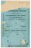 Australia to tour England 1882. ‘[Cambridge] University versus The Australians’. Early original double sided scorecard for the match played at the University Cricket Ground, Fenners, Cambridge, 29th- 31st May 1882. Printed on blue card, the scorecard with - 2