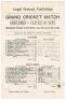 &lsquo;Gentlemen v. Players of Kent&rsquo; 1885. Rare early original double sided scorecard for the match played at the Angel Ground, Tonbridge, 20th- 22nd August 1885. The scorecard with complete printed scores. The Players batted first and scored 315 (J. Pentecost 