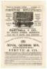 Sussex v Cambridge University 1887. Early original double sided scorecard for the match played at the County Ground, Hove, 16th- 18th June 1887. The scorecard with complete printed scores for a remarkable drawn match in which nearly 1200 runs were scored. - 2