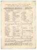 ‘Nottinghamshire v. Surrey’ 1888. Early original double sided scorecard for the match played at Trent Bridge 21st- 23rd May 1888. The scorecard with complete printed and handwritten scores. Nottinghamshire, playing without Shrewsbury and Attewell, batted 