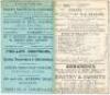 ‘Hastings and St. Leonards Grand Cricket Week, 1891’. Original ‘Randle’s Authorised Score Card’, the eight page programme comprising a page for each innings for the opening match of the sixth Hastings Festival, North v. South, played at the Central Recrea - 2