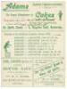 ‘Somerset v. Hampshire’ 1899. Early official double sided scorecard for the match played at the County Ground, Taunton, 20th- 22nd July 1899. The scorecard with complete printed scores shows Somerset’s first innings of 315 (Robson 74, Nichols 64), and Ham - 2