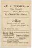 Sussex v. Australians’ 1899. Rare early official double sided scorecard for the tour match played at the County Ground, Hove, 27th- 29th July 1899. The scorecard with complete printed scores for the high scoring match in which Sussex batted first and reac - 2