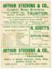 ‘Somerset v. Sussex’ 1901. Ranji’s highest score. Original early and rare double sided scorecard for the match played at the County Ground, Taunton, 8th- 10th August 1901. The scorecard with complete printed scores in a high scoring match in which Sussex - 2