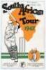 ‘South African Cricket Tour 1947’. Official souvenir brochure for the South African tour of England. Edited by A.W. Simpson. Pictorial covers. Fully signed in ink to inside pen pictures by all seventeen playing members of the touring party. Signatures are