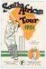 South Africa Tour to England 1951. Official pictorial pre-tour souvenir programme for the 1951 tour published by Playfair, edited by A.W. Simpson. Fully signed to the pen pictures by all fifteen original members of the touring party. Signatures are Nourse - 4