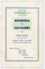 Rhodesia v Cavaliers 1963. Official programme for the match played at the Police Ground, Salisbury, 23rd- 25th March 1963. Signed to one page by nine members of the Rhodesia team. Signatures include Colin Bland, Gripper, Partridge, Fuller, D. Pithey, A. P