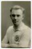 Percy Charles Austin. Tottenham Hotspur 1926-1928. Mono real photograph postcard of Austin, half length, in Spurs shirt. W.J. Crawford of Edmonton. Postally unused. Good/very good condition. Rare.