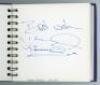 Scotland football international signatures 1960s-2010s. Spiral bound autograph album comprising twenty eight signatures in ink, the majority of Scotland full internationals. Each signed individually to a page with none signed back to back. Signatures incl - 2