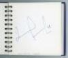 Scotland football international signatures 1960s-2010s. Spiral bound autograph album comprising twenty eight signatures in ink, the majority of Scotland full internationals. Each signed individually to a page with none signed back to back. Signatures incl - 3