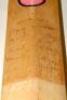 England 1972/73 and Bert Oldfield (New South Wales & Australia 1919-1938). Slazenger Australia ‘Bert Oldfield’ autograph cricket bat signed to the back by Oldfield and dated 1972 and by twelve members of the England 1972/73 Test team, signatures include I - 2