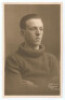 Herbert Edwin Blake. Tottenham Hotspur 1921-1923. Sepia real photograph postcard of goalkeeper Blake, head and shoulders, in Spurs jersey. W.J. Crawford of Edmonton.