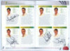 England v Australia signed programmes 1997-2010. Seven official programmes, all multi-signed by England and Australian players to player biographies with some to front covers. - 4