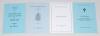 Sussex cricketers’ orders of service. A selection of four original memorial service booklets for George Cox, Hove 7th May 1985, Hugh Tryon Bartlett 15th September 1988, Peter John Eaton, Brighton 18th February 2000, and David Stuart Sheppard, Chichester 3