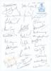 ‘Test Captains’ 1940s-1990s. T.C.C.B. letterhead signed in ink by thirty one international Test captains. Signatures are de Silva, Boycott, Gower, Edrich, Cronje, Stewart, Illingworth, Denness, Colin Cowdrey, Shastri (signed to label laid down), Howarth, 