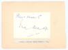 &lsquo;Surrey C.C.C. 1958&rsquo;. Large album page, signed in ink to one side by the twelve members of the 1958 Surrey team. Signatures are Constable, A. Bedser, Stewart, Loader, E. Bedser, May, Laker, Clark, Lock, McIntyre, Fletcher and Barrington. To the verso, sig - 2