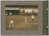 Gentlemen v Players. Lord’s 1909 & 1910. Four early original sepia photographs from Gentlemen v Players matches played at Lord’s with good scenes of match action and packed stands. Each photograph is laid individually to a photograph album page with handw - 3