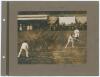 Gentlemen v Players. Lord’s 1909 & 1910. Four early original sepia photographs from Gentlemen v Players matches played at Lord’s with good scenes of match action and packed stands. Each photograph is laid individually to a photograph album page with handw - 4