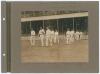 Yorkshire 1908 & 1909. Five early original sepia photographs featuring Yorkshire players at grounds and in match action. Each photograph is laid individually to a page, back to back, with handwritten title and players’ names to margins. Matches include Yo