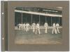 Yorkshire 1908 & 1909. Five early original sepia photographs featuring Yorkshire players at grounds and in match action. Each photograph is laid individually to a page, back to back, with handwritten title and players’ names to margins. Matches include Yo - 4