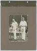 Yorkshire 1908 & 1909. Five early original sepia photographs featuring Yorkshire players at grounds and in match action. Each photograph is laid individually to a page, back to back, with handwritten title and players’ names to margins. Matches include Yo - 5