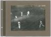 Surrey 1910 & 1911. Two early mono photographs, one depicting action from Surrey v Essex in 1910 (8.5”x6.25”), the other of the ‘Surrey Professionals 1911’ walking on to the field of play (9.25”x7”). The photographs are laid down individually to photograp - 2