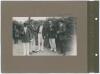 Surrey 1910 & 1911. Two early mono photographs, one depicting action from Surrey v Essex in 1910 (8.5”x6.25”), the other of the ‘Surrey Professionals 1911’ walking on to the field of play (9.25”x7”). The photographs are laid down individually to photograp - 3