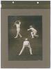 Surrey 1910 & 1911. Two early mono photographs, one depicting action from Surrey v Essex in 1910 (8.5”x6.25”), the other of the ‘Surrey Professionals 1911’ walking on to the field of play (9.25”x7”). The photographs are laid down individually to photograp - 4