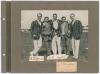 ‘Sussex 1911’. Early mono photograph of Ernest ‘Tim’ Killick and George Cox walking out to bat for Sussex in 1911. The photograph laid down to a photograph album page with handwritten title and names annotated in ink to margins, and signature in ink of Ki - 3