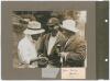Kent 1909 &1913. Two early mono and sepia photographs laid to two photograph album pages with handwritten titles and annotated players&rsquo; names. One depicts the Kent (&lsquo;Champion County&rsquo;) team walking on to the field of play for the match v Lord Londesborough - 3