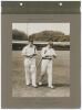 Yorkshire 1913. A nice early photograph of Major William Booth depicted three quarter length wearing blazer and Yorkshire cap. The photograph, measuring 4.75&rdquo;x8&rdquo;, is laid to photograph album page with signature of Booth in pencil on piece laid down below. - 4
