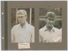 Australia tour to England 1921. Three photograph album pages comprising nine early mono and sepia photographs laid down back to back on pages, of which three relate to the 1921 Australian tour. The pages with handwritten titles and players&rsquo; names annotate - 5