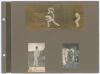 Gilbert Laird Jessop. Gloucestershire, Cambridge University & England 1894-1914. Three photograph album pages comprising nine early original mono and sepia photographs of cricketers for the period 1910-1920. The photographs laid back to back, each page wi - 4