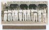 M.C.C. Australian Touring Team v C.I. Thornton’s XI, Scarborough 1928. Original mono photograph of C.I. Thornton’s XI lined up in front of the pavilion with crowds in the background, for the match played 5th- 7th September 1928. Nicely signed in ink to th