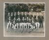 Australia tour to England 1934. Large original mono press photograph of the full Australian touring party taken at Lord’s. Players depicted seated and standing in rows wearing tour blazers. Nicely signed in ink by eighteen members of the party, however so