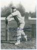 William Albert Oldfield, New South Wales & Australia 1919-1938. Mono press photograph of Oldfield, in New South Wales cap, batting at the wicket. Nicely and boldly signed &lsquo;Bert A. Oldfield, Australia 26th June 1973&rsquo;. Photograph by Central Press Photos Ltd