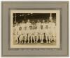 Victoria, Australia. &lsquo;The Interstate Colts Team, Adelaide&rsquo; 1930/31. Signed original official sepia photograph of the Victoria Colts team, seated and standing in rows wearing cricket attire. Dated 31st December 1930. The photograph measures 8.5&rdquo;x6.5&rdquo;, laid
