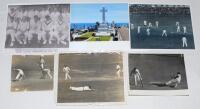 England v Australia 1920s/1930s. Original mono press photographs of England v Australia, 2nd Test at Lord&rsquo;s 1926, Tate of England fails to stop a shot by Australian batsman, Macartney, with wicket-keeper, Strudwick, looking on. Nicks and wear to edges. Sp