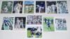 England tour to Australia 1998/99. Seventy colour press photographs from the tour comprising match action, presentations, practice sessions, crowd scenes etc. Players featured include Stewart, Ramprakash, B. Hollioake, Gough, Cork, Mullally, Headley, Ealh