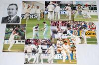 Australia tour to England 1993. Thirty five colour press photographs (with the odd mono photograph) from the tour, the majority of match action etc. Players featured include Warne, Healy, M. Waugh, Taylor, Hughes, Martyn, Boon (Australia), Stewart, Athert