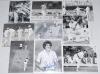 Australia tours to England 1980 & 1981. A selection of mono and colour press photographs, prints, magazine and collectors&rsquo; cards. Two photographs are signed, one of Bob Willis, the other by John Emburey. Other players featured include Brearley in the nets