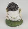 &lsquo;The Hedgehog Wicket-keeper&rsquo;. A handmade and painted figure of a hedgehog in cricket attire in wicket keeper pose crouching and awaiting the ball. 3.5&rdquo; tall. Makers mark and date &lsquo;04&rsquo; impressed to base. A excellent detailed figure. This is an original uni - 2