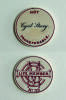 M.C.C. ivory Life Membership badge/token presented to and used by Cyril Stacey from around 1888 onwards. The badge/token has the M.C.C. emblem to one side with membership number 32 to lower border and to the verso his name &lsquo;Cyril Stacey&rsquo; and &lsquo;Not Transfer