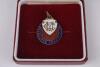 Melbourne Cricket Club metal and enamel membership medal for 1907-08. Number 4361 to back. Minor wear, good condition