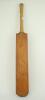 An early presentation cricket bat. An mid to late 19th Century cricket bat from 1874 made by William Page of Dulwich. The bat is slim and slightly humped. The bat is topped by a button cap and is not sprung. There is a silver metal shield to the back of t - 3