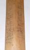 West Indies tour to England 1963. Full size Gray Nicholls &lsquo;Crusader&rsquo; bat signed in ink to the face by seventeen members of the West Indies touring party and eleven &lsquo;England Players 1963&rsquo;. West Indies signatures include Worrell (Captain), Hunte, Solomon, V - 5